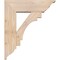 Ekena Millwork Merced Traditional Smooth Bracket w/ Offset Brace, Douglas Fir, 7 1/2"W x 24"D x 28"H BKT0806X24X28MRC01SDF - alternate 4